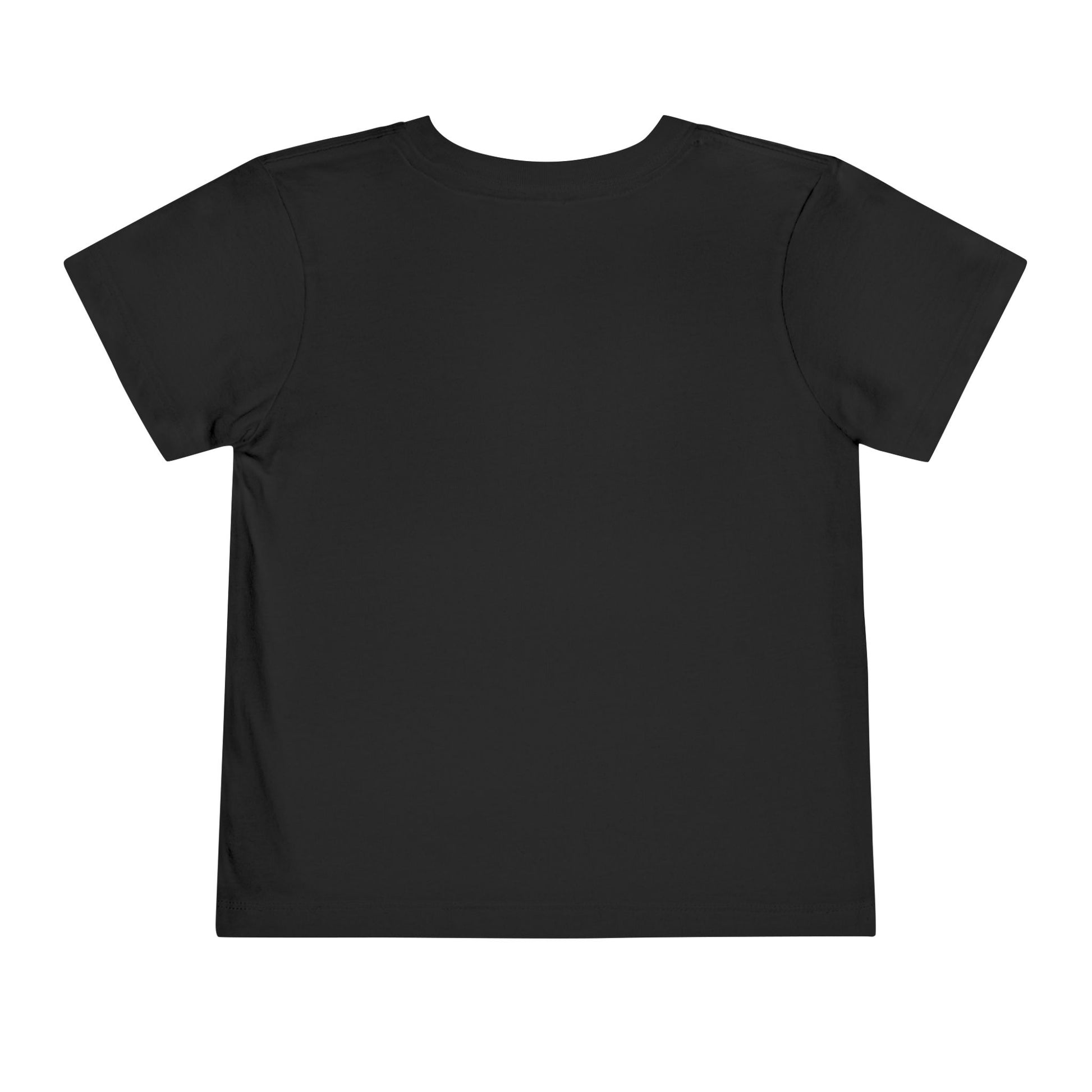 The "Toddler Tee Halloween Spookies Pumpkin in the Pantry" by Printify is shown from the back against a white background—ideal as a base for a spooky toddler outfit or pumpkin tee this Halloween.